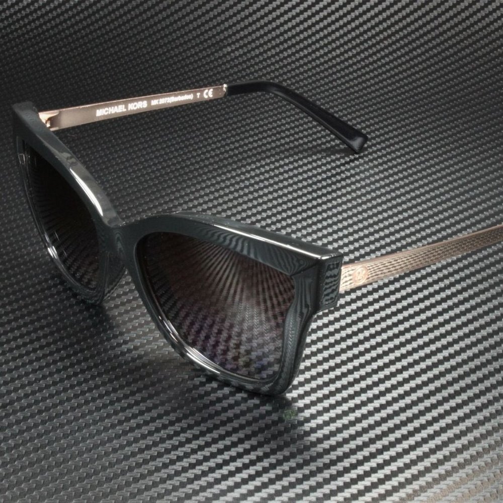 Michael Kors Black Grey 56mm Sunglasses